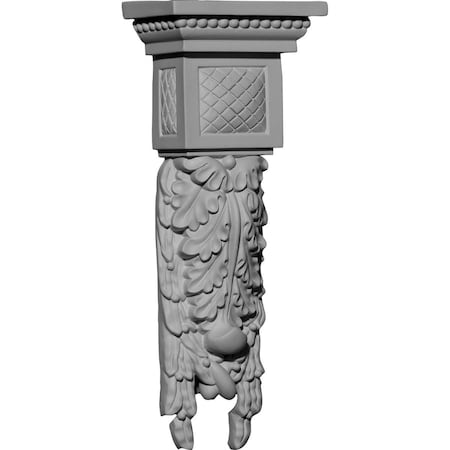Ekena Millwork 4 1/4"W x 2 1/2"D x 10 7/8"H Hampshire Large Drop Corbel COR04X02X11HA